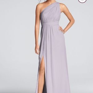 Gray purple dress